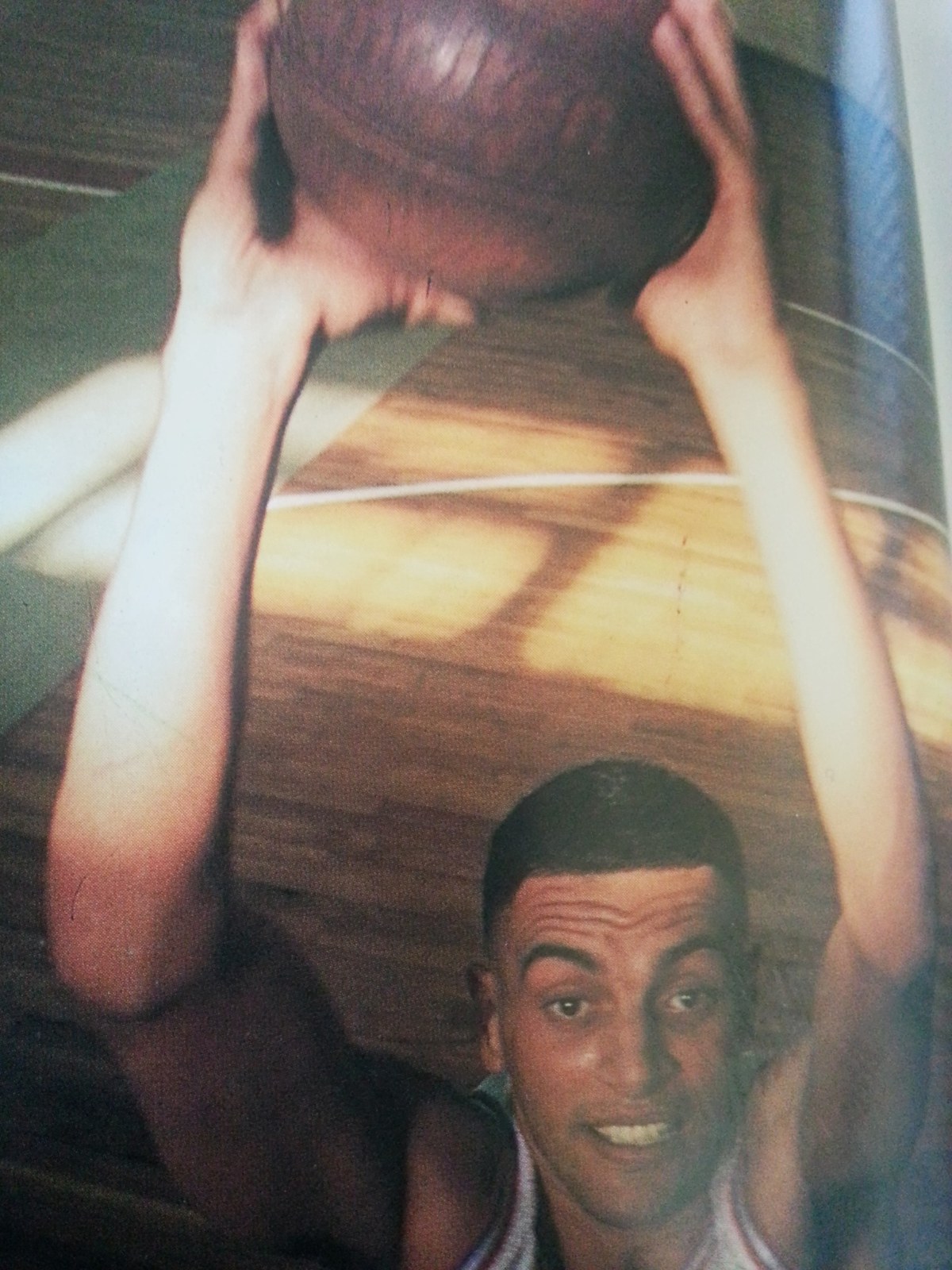 Sherif in an early basketball photo
